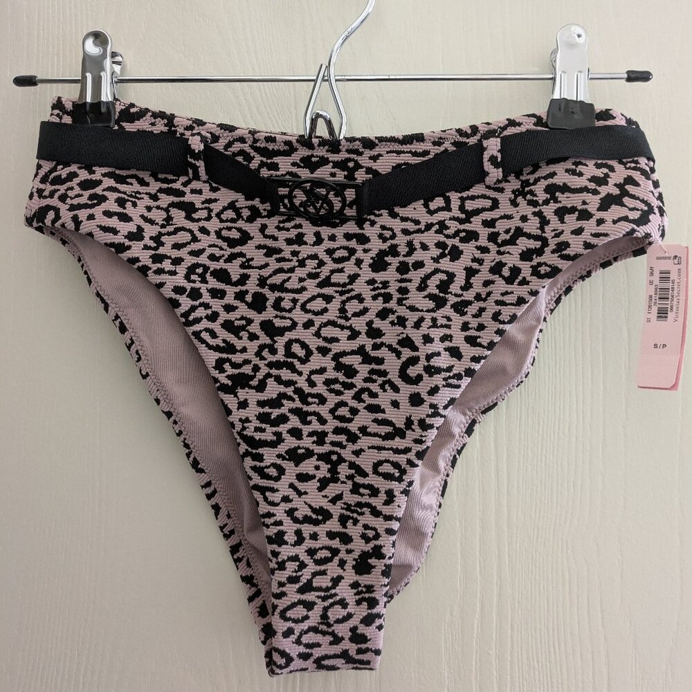 Victoria's Secret Swim Wild Wanderer Belted High Waist Bikini Bottom NWT Small